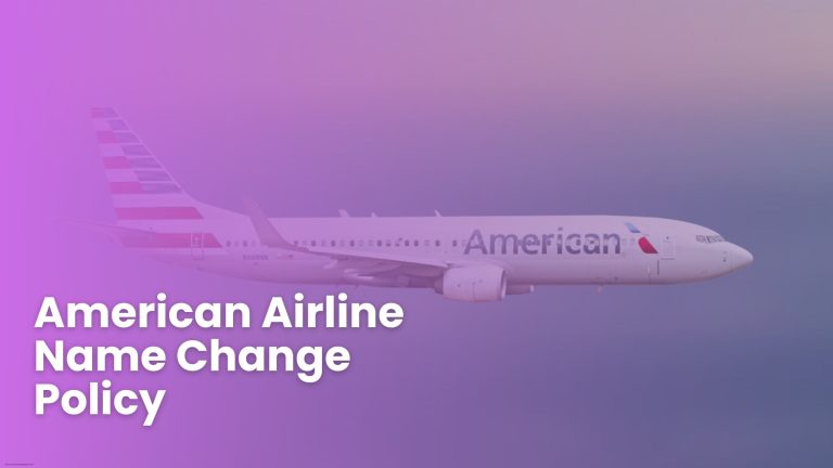 American Airlines Name Change Policy