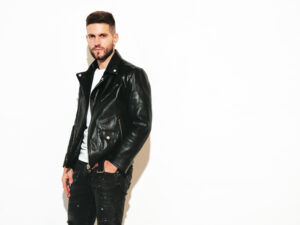 aviator leather jacket mens
