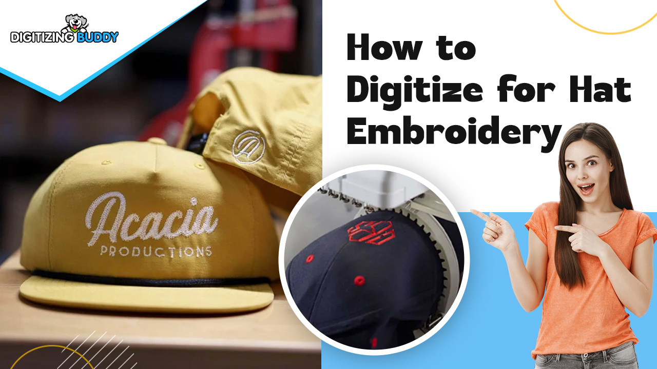 Embroidery Digitizing on Hats