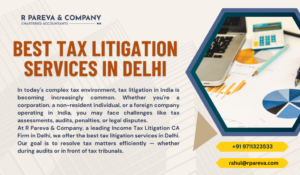 best tax litigation services in Delhi