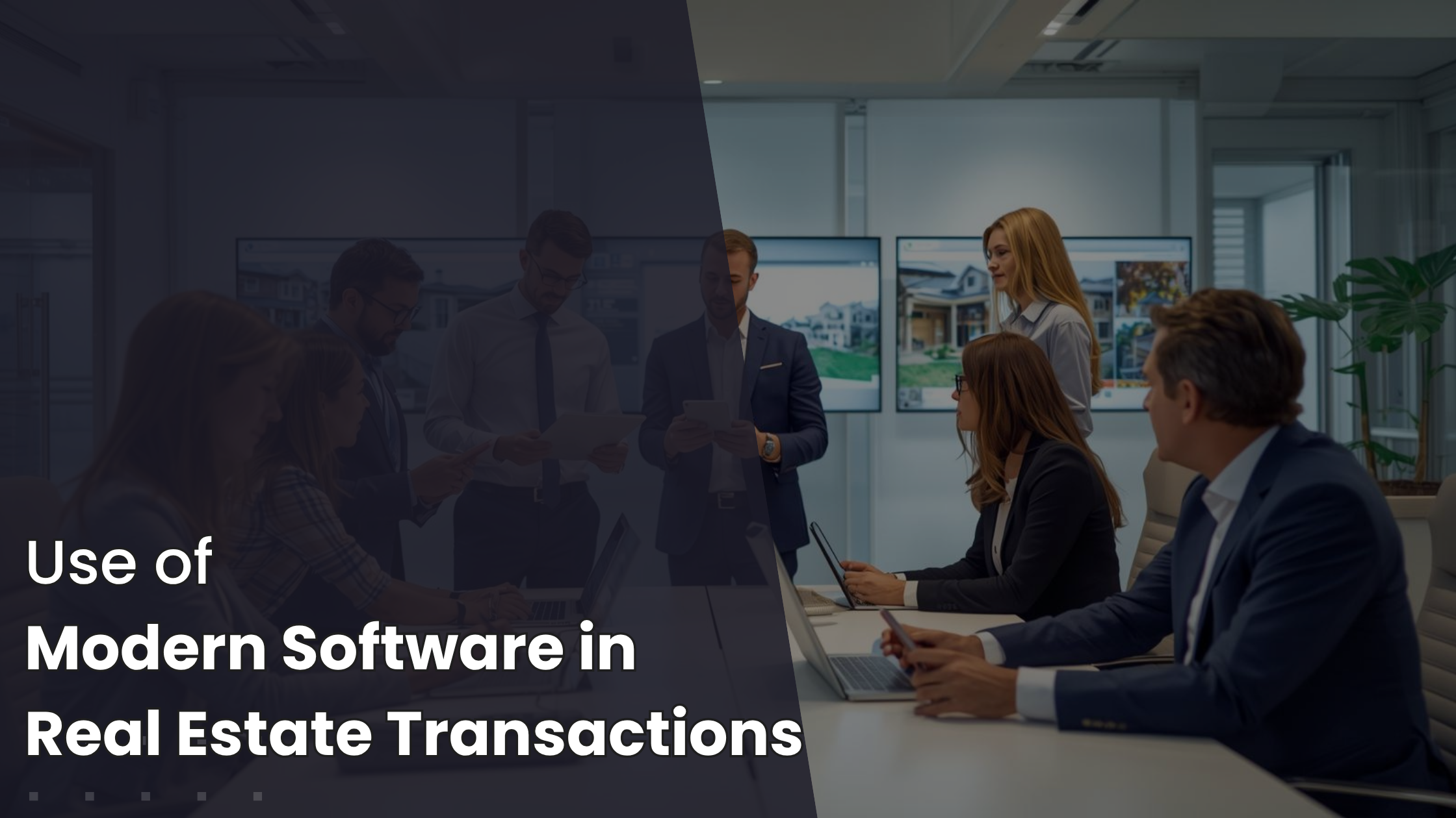 Use of Modern Software in Real Estate Transactions