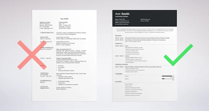 CV Formatting Service