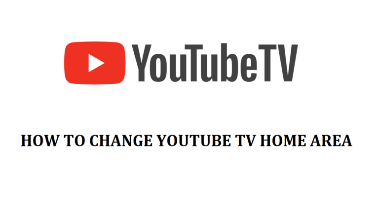 How to change Youtube TV Home Area
