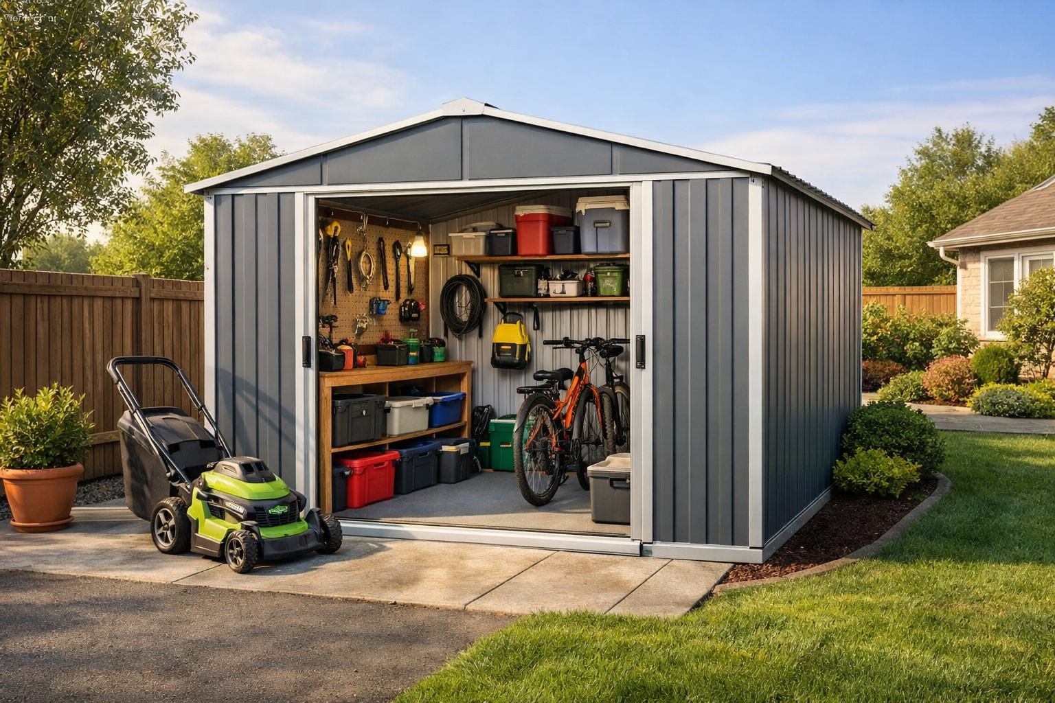 How to Increase Property Utility Using a Metal Storage Shed