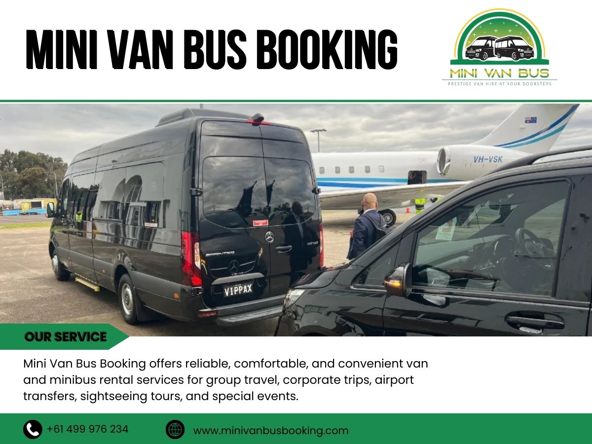 8 seater van hire Sydney Airport