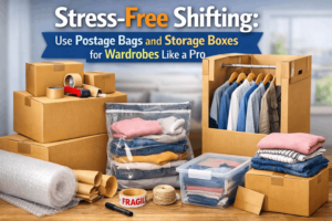 Stress-Free Shifting Use Postage Bags and Storage Boxes for Wardrobes Like a Pro