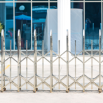 Retractable safety barriers