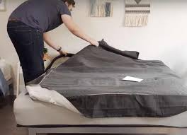 Temperature-control smart mattress with cooling technology and sleep tracking features