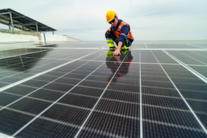 industrial solar installation