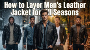 How to Layer Mens Leather Jacket for All Seasons