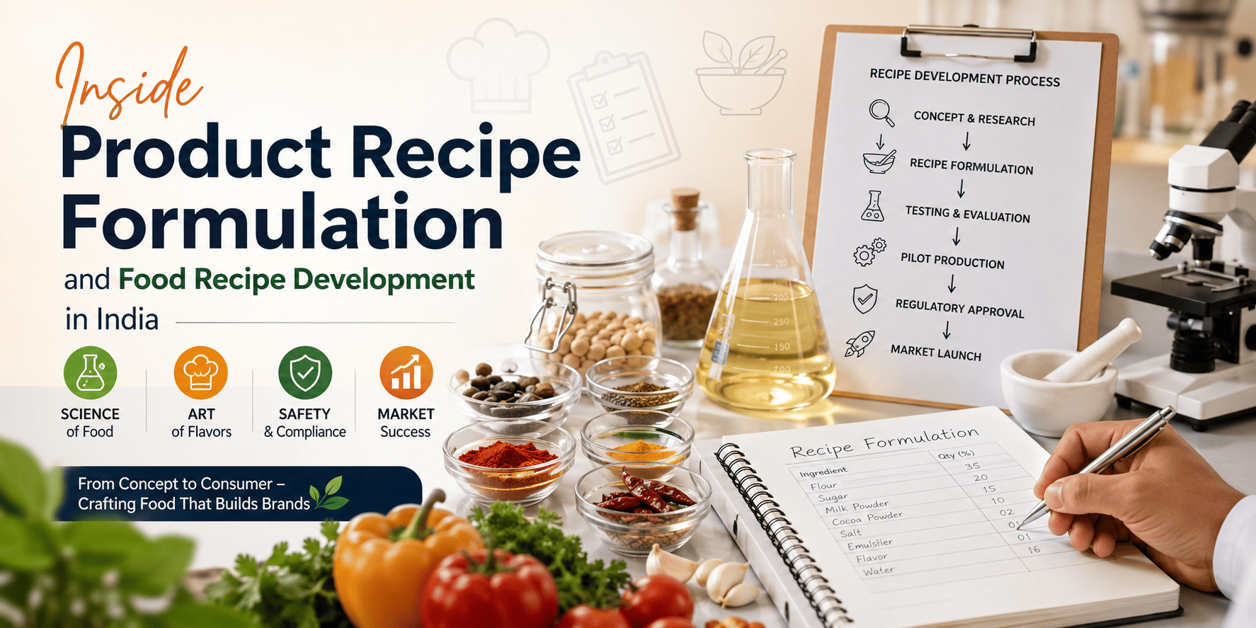 Product Recipe Formulation in India