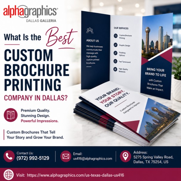 Where to Order Affordable Custom Brochure Printing in Dallas?