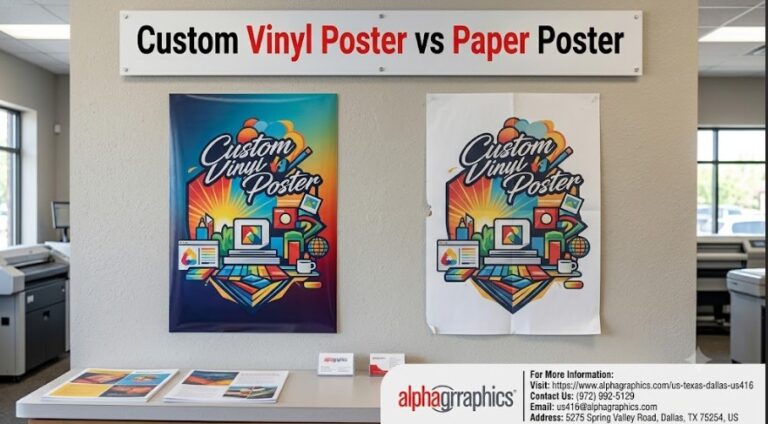 Custom Vinyl Poster vs Paper Poster: Explain