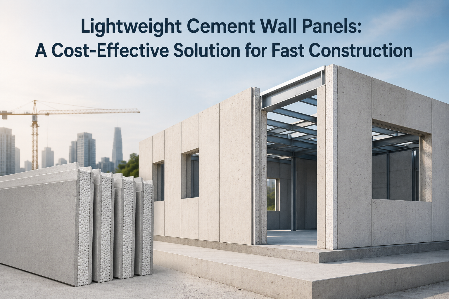 Lightweight Cement Wall Panels