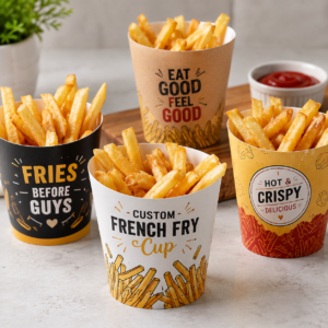 Custom french fry cupss