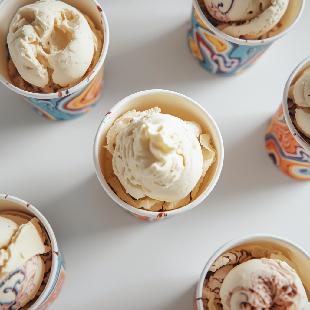 Custom ice cream cups