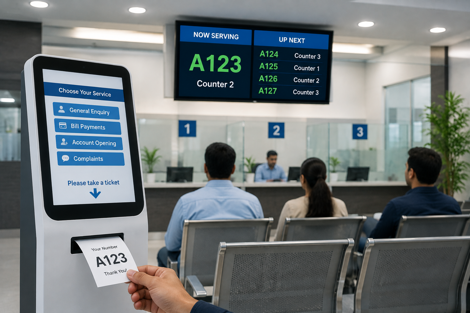 electronic queue management system