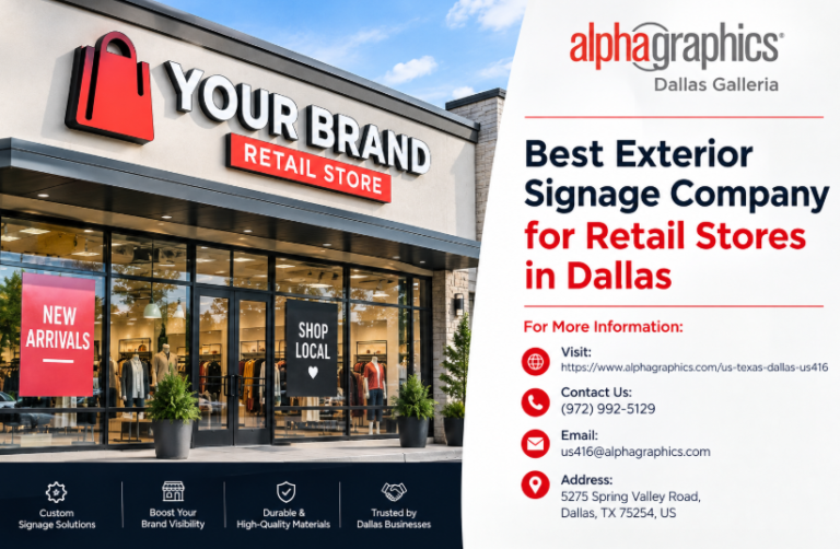 Best Exterior Signage Company for Retail Stores in Dallas