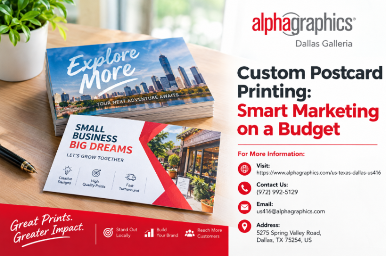 Custom Postcard Printing: Smart Marketing on a Budget