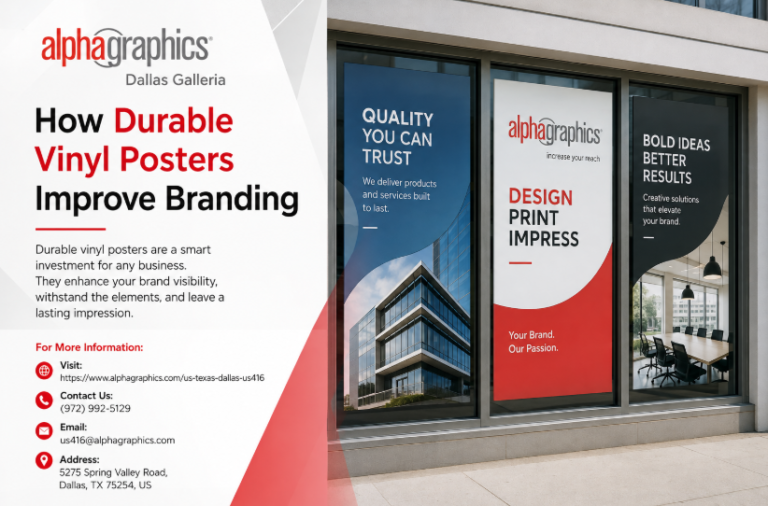 How Durable Vinyl Posters Improve Branding