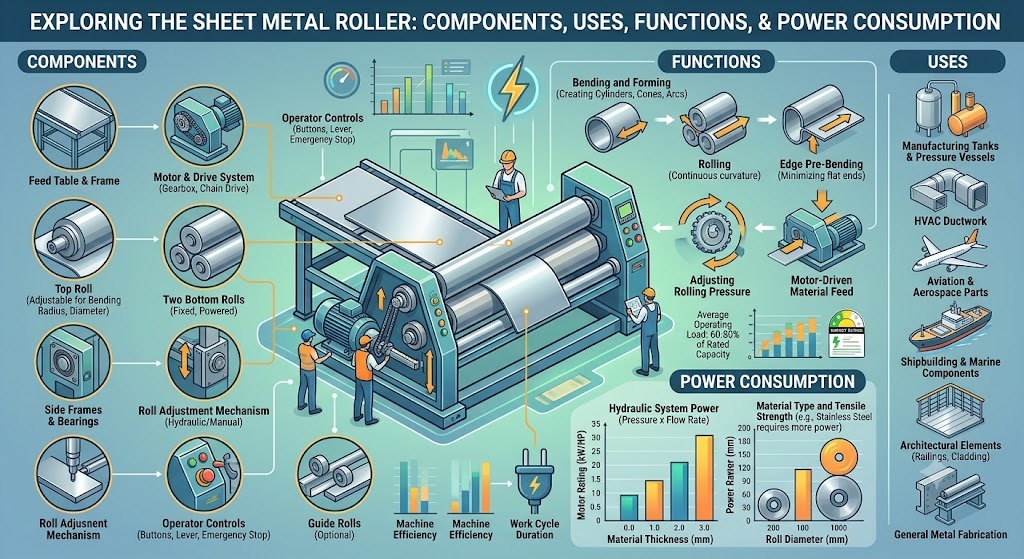 Sheet metal roller manufacturer