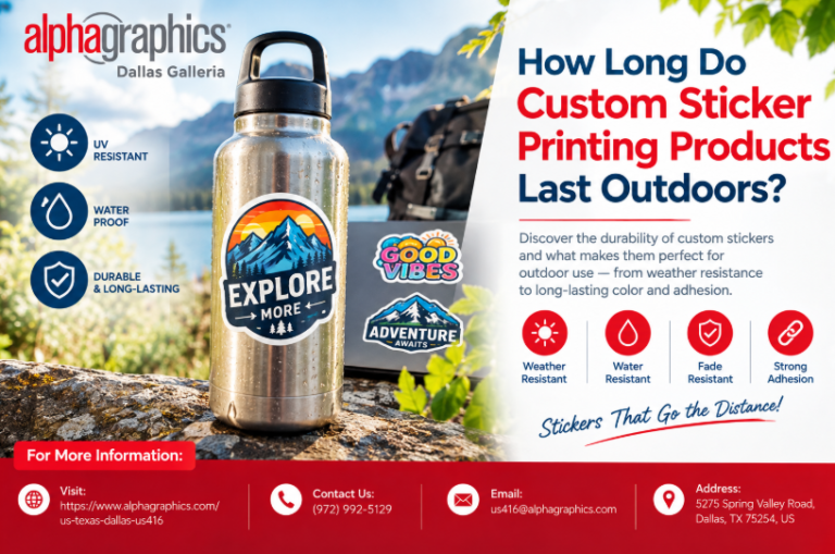 How Long Do Custom Sticker Printing Products Last Outdoors?