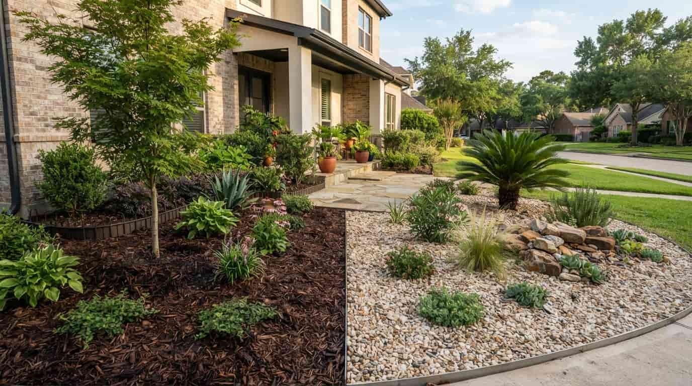 mulch-vs-gravel-landscaping
